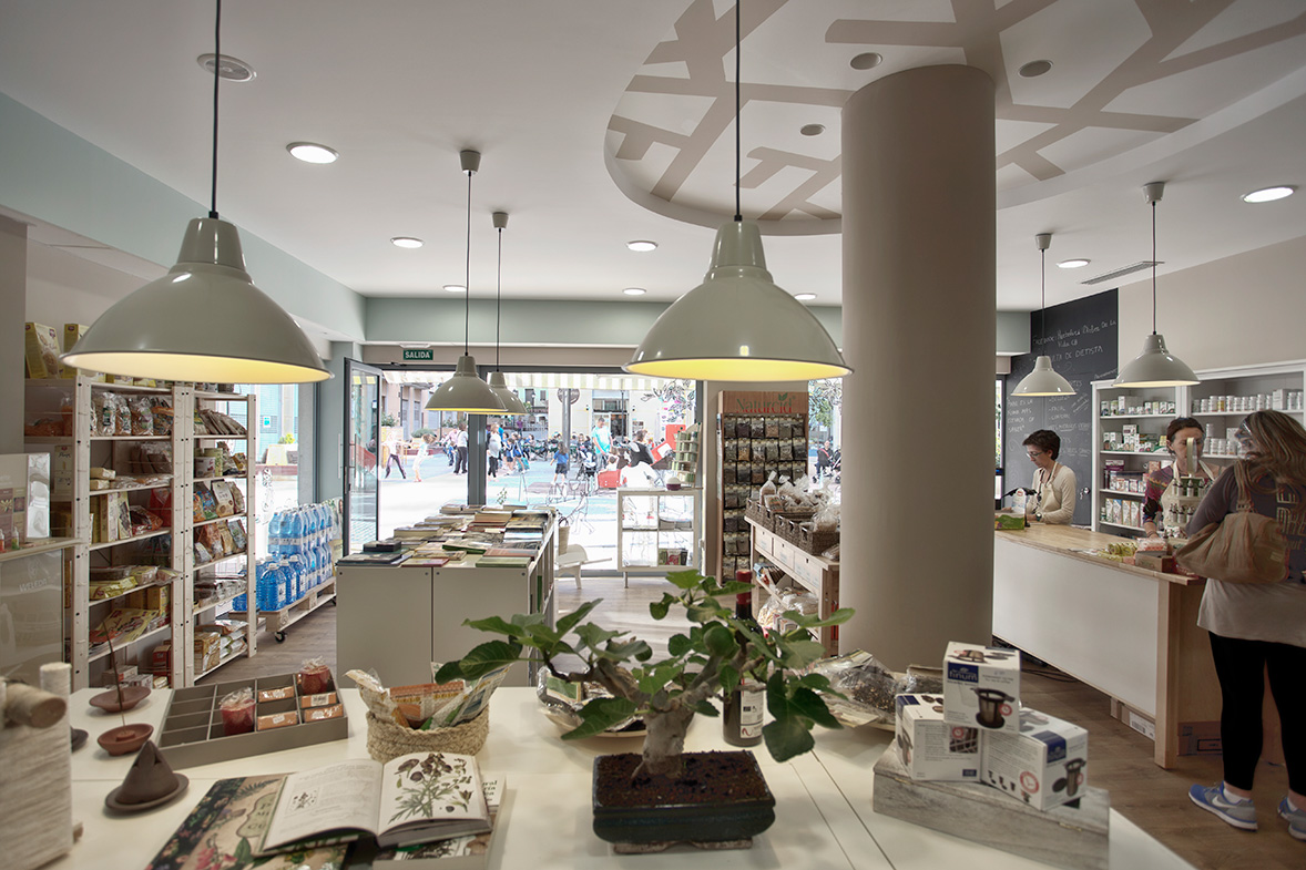 proyecto interiorismo tienda arbre de la vida valencia