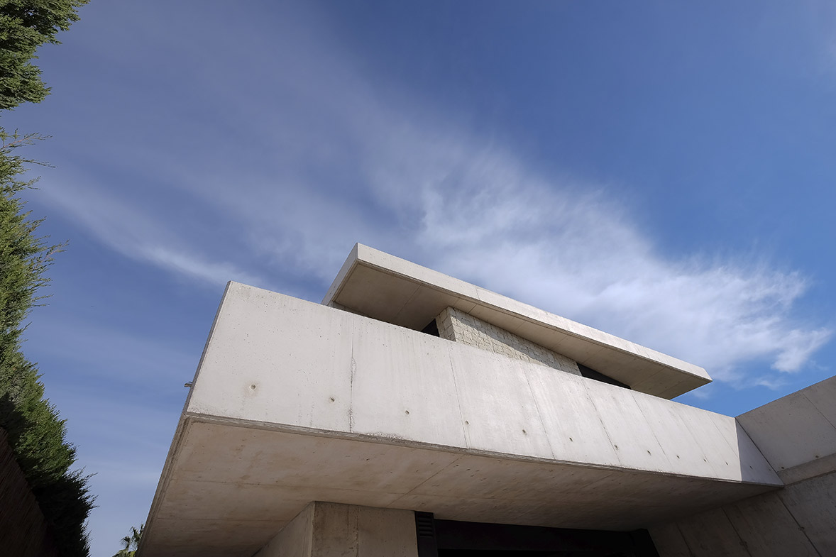 construcción vivienda lujo hormigón visto