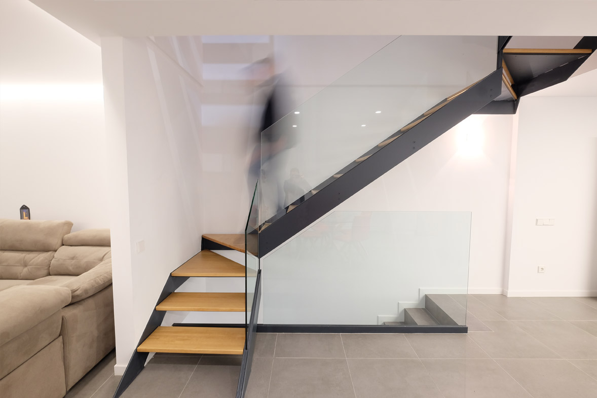 Proyecto de arquitectura en Valencia escalera